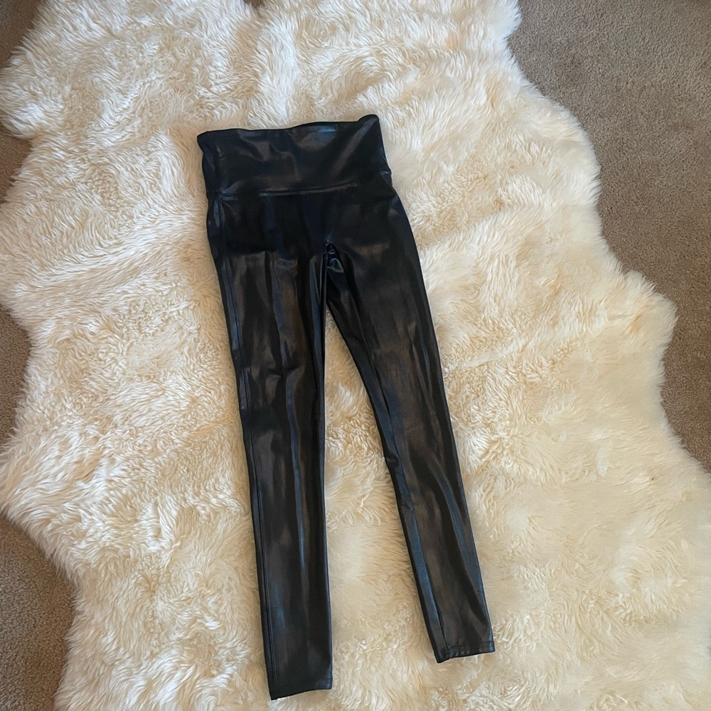 Spanx Faux Leather Leggings